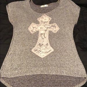 Knit Cross Shirt